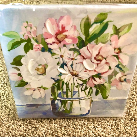 💐 FARMHOUSE FLORAL WALL CANVAS 💐 - Picture 5 of 8